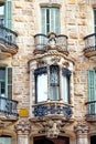 Beautiful historical landscape of the urban view Barcelona,