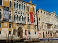 Beautiful historical Venetian architecture waterfront Royalty Free Stock Photo