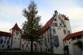 The beautiful Hohes Schloss castle in Fussen, Bavaria Royalty Free Stock Photo