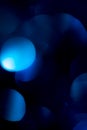 Beautiful holiday bokeh background of blue Royalty Free Stock Photo