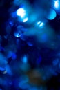 Beautiful holiday bokeh background of blue Royalty Free Stock Photo