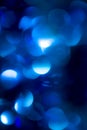 Beautiful holiday bokeh background of blue Royalty Free Stock Photo