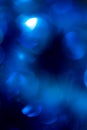 Beautiful holiday bokeh background of blue Royalty Free Stock Photo