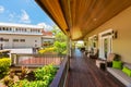 Beautiful Home Exterior Patio Deck Royalty Free Stock Photo