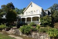 Beautiful Home in a Raleigh, North Carolina Neighborhood Royalty Free Stock Photo