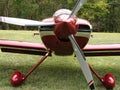 Beautiful homebuilt experimental Harmon Rocket kitplane. Royalty Free Stock Photo