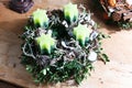 Beautiful homemade advent wreath