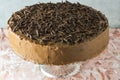 Homemade Chocolate Walnut Birthday Cake