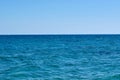 Beautiful Horizon of the blue sea landscape Royalty Free Stock Photo