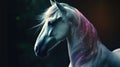 beautiful horse portrait illustration Animal wildlife