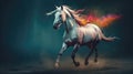 beautiful horse portrait illustration Animal wildlife Royalty Free Stock Photo