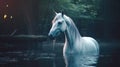 beautiful horse portrait illustration Animal wildlife