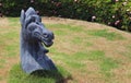 Beautiful horse stone sculpture