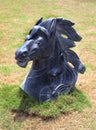 Beautiful horse stone sculpture