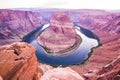 beautiful horseshoe bend at sunset,Page,Arizona,usa Royalty Free Stock Photo