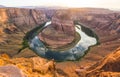 beautiful horseshoe bend at sunset,Page,Arizona,usa Royalty Free Stock Photo