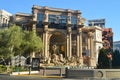 Beautiful Hotel Caesar Palace On The Las Vegas Strip. Travel Vacation Royalty Free Stock Photo