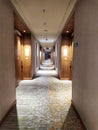 Beautiful hotel hallways