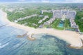 Beautiful hotel near coastline at Nusa Dua Beach