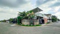 beautiful house when the clouds come, clean and quiet environment