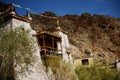 A beautiful house in the complex of Hemis monastery Leh Ladakh ,India Royalty Free Stock Photo
