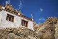 A beautiful house in the complex of Hemis monastery Leh Ladakh ,India Royalty Free Stock Photo