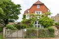 Beautiful house with green garden seen in Rye, Kent, UK. Royalty Free Stock Photo