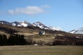 The beautiful house on the hill in Iceland