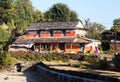 Beautiful house home building, Nepal, Annapurna region