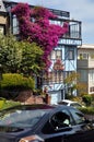 Beautiful house at Lombard Street, San Francisco Royalty Free Stock Photo