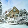 Beautiful House in Montreal in winter