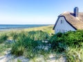 Beautiful house with Roof ree Royalty Free Stock Photo