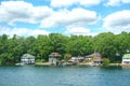 Beautiful house at thousland islands Royalty Free Stock Photo