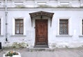 Beautiful House. White wall with window & door