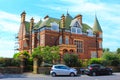 Beautiful houses residential district Folkestone England Royalty Free Stock Photo