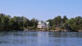 Beautiful houses in Stockholm archipelago