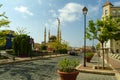 Construction of the Mohammad al-Amin Mosque in beirut, Lebanon