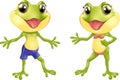 Beautiful humanoid frog Royalty Free Stock Photo