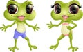 Beautiful humanoid frog Royalty Free Stock Photo