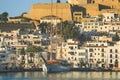 Beautiful Ibiza Town With Blue Mediterranean Sea