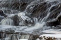 Beautiful ice on river Royalty Free Stock Photo