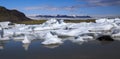 Beautiful Icebergs in Iceland