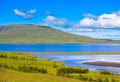 Beautiful Icelandic coastline Fjord vistas.