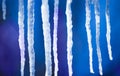 Beautiful icicles Royalty Free Stock Photo