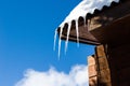 Beautiful icicles Royalty Free Stock Photo