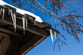 Beautiful icicles Royalty Free Stock Photo