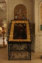 Beautiful icons with a rich history in the church in the monastery.