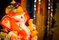 Beautiful Idol of Lord Ganesh Royalty Free Stock Photo