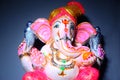 Beautiful idol of Lord Ganesha, elephant-headed Hindu God, Ganesh Chaturthi is the most famous festival celebrated all over India Royalty Free Stock Photo