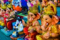 Beautiful idols of Lord Ganpati and Hanuman on display